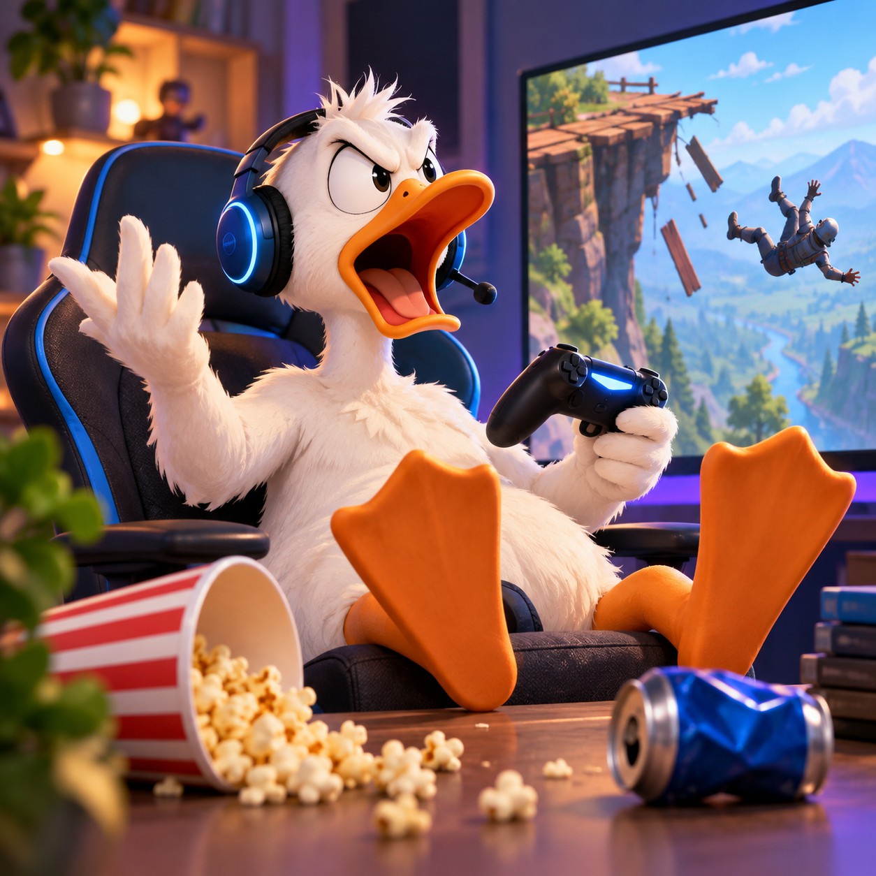 Donald Duck AI voice for gaming fail rants