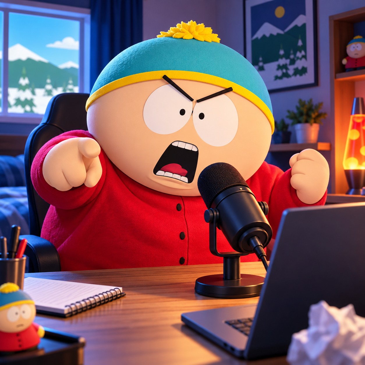 Eric Cartman AI voice for meme reaction captions