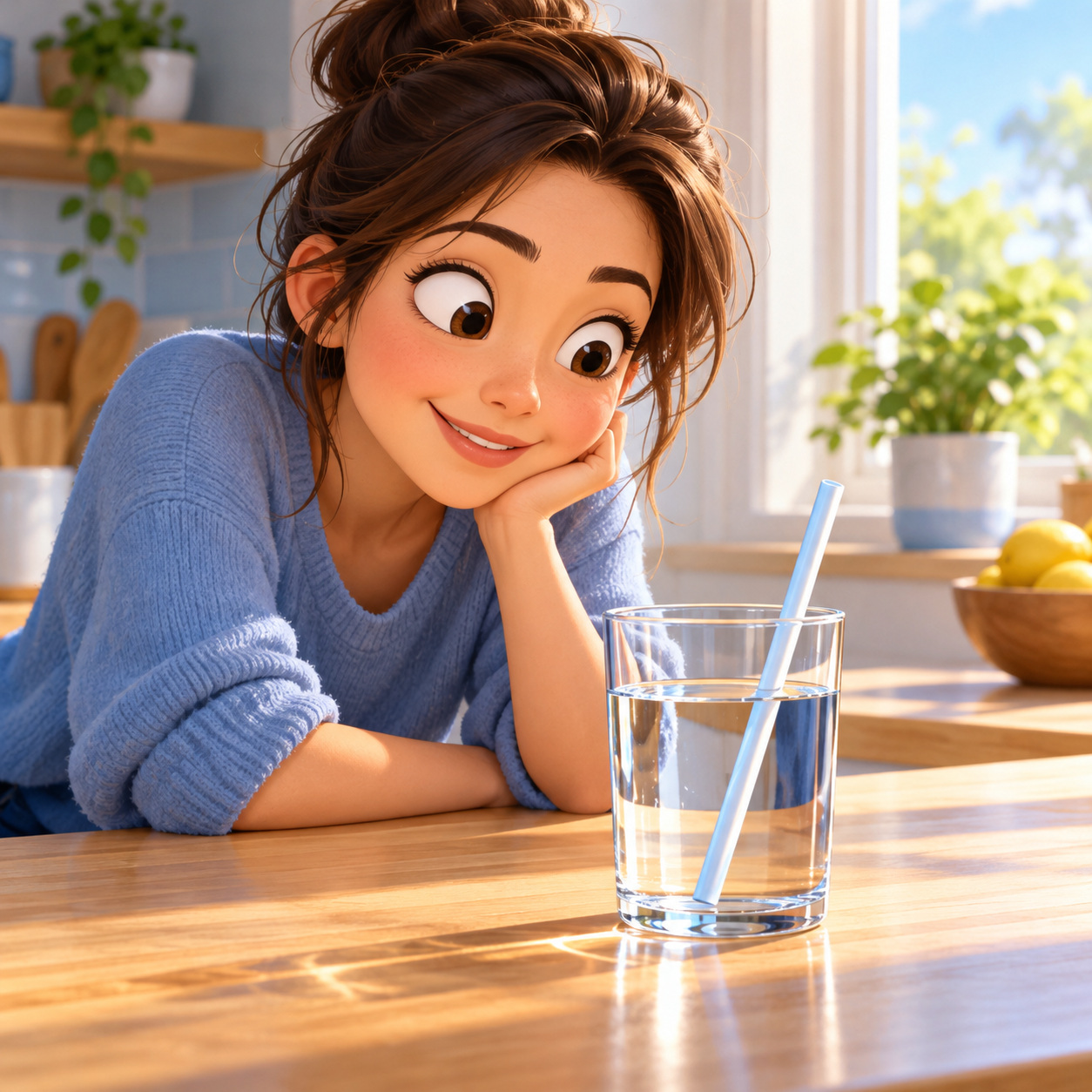 Facty AI voice introducing an everyday question in an animated short