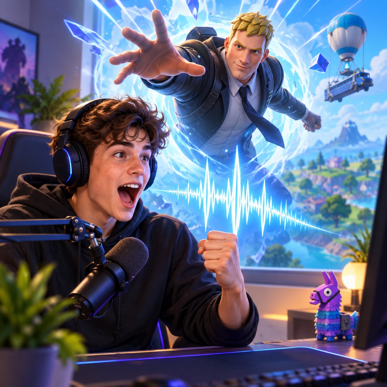 Fortnite AI voice for Agent Jones reaction edit