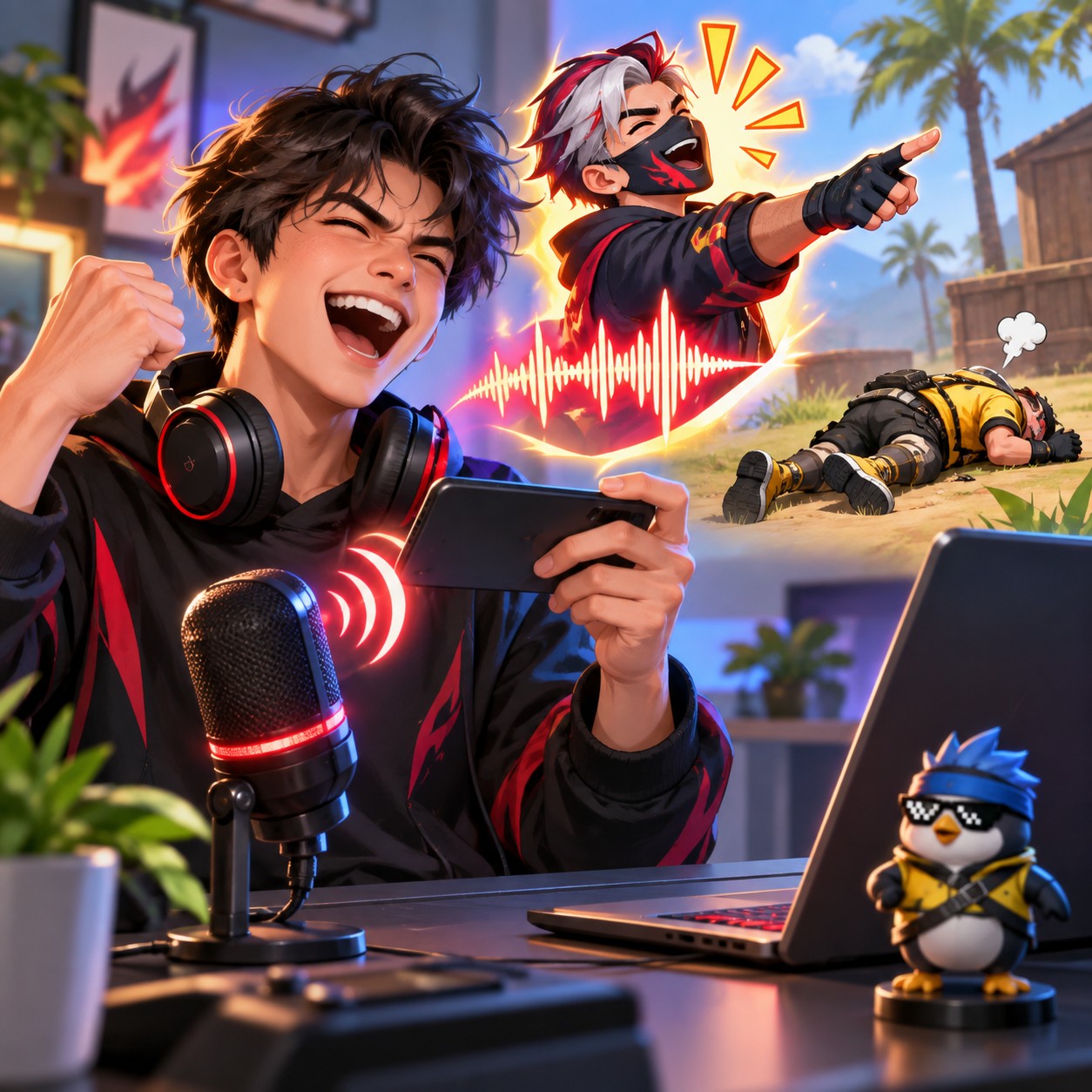Free Fire AI voice for Discord meme reaction clips