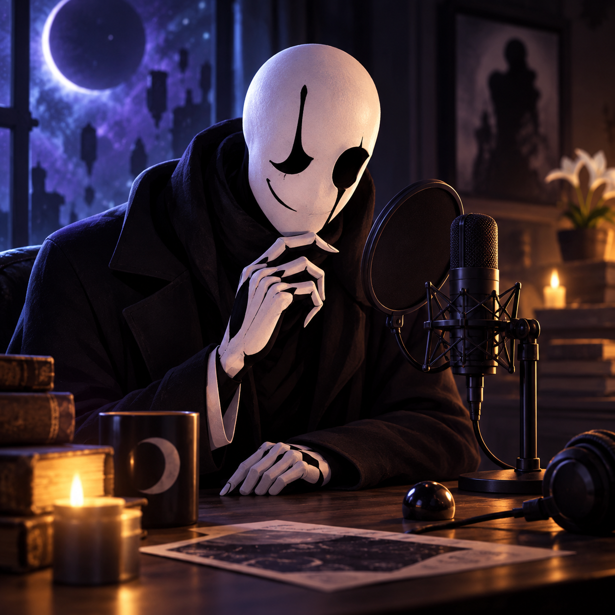 Gaster AI voice for mystery roleplay replies