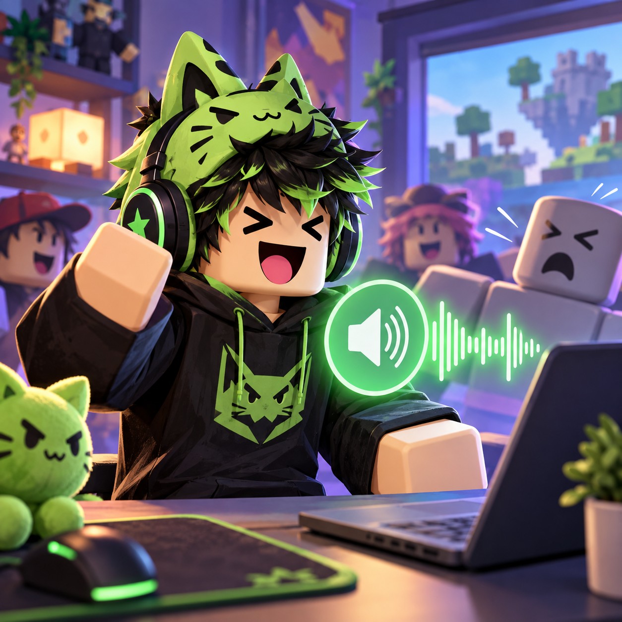 Gnarpy AI voice for Roblox fandom meme replies