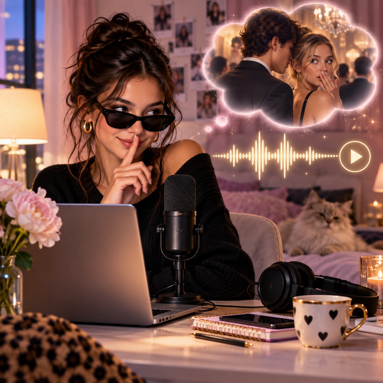 Gossip Girl Narrator AI voice narrating anonymous blog reveals