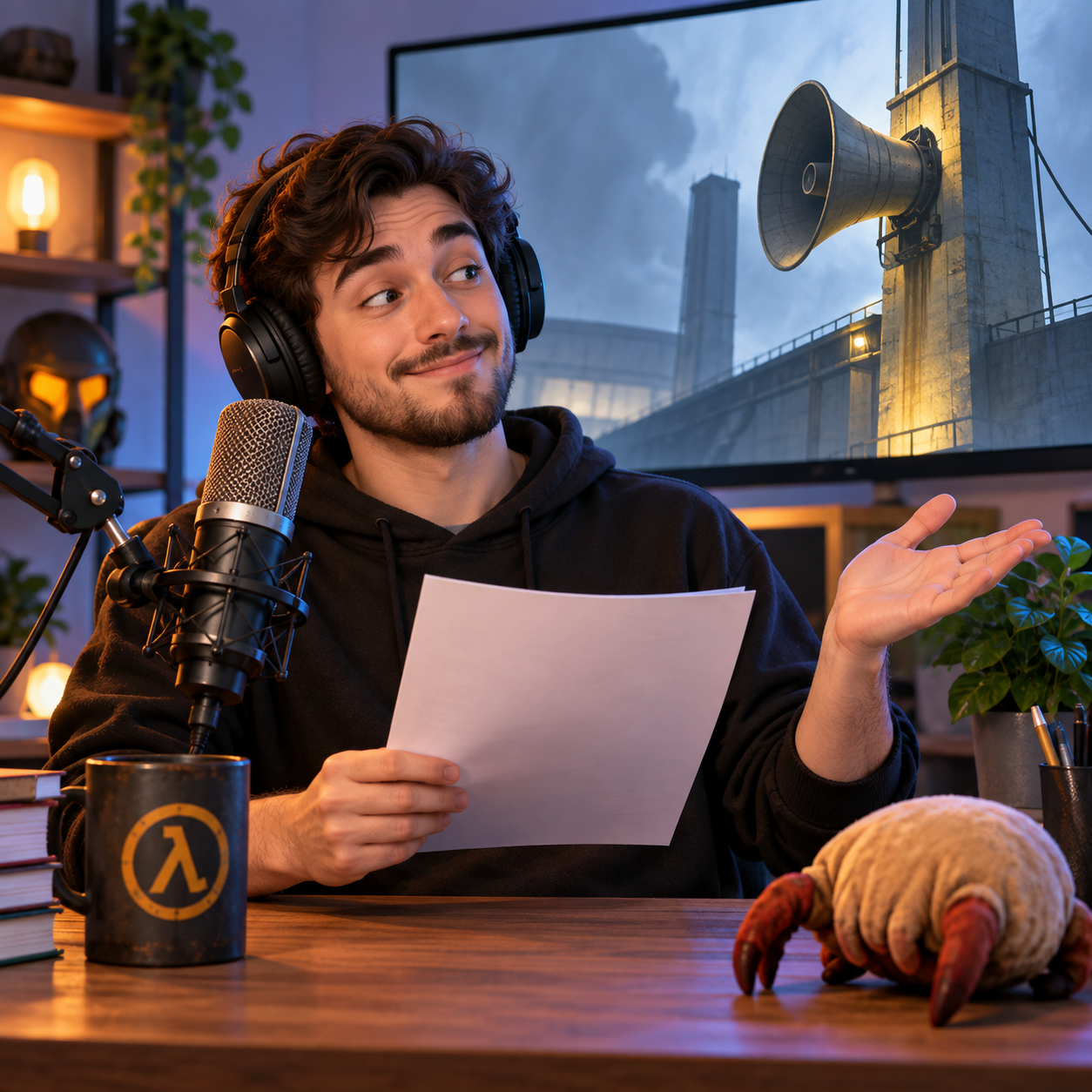 Half-Life VOX AI voice reading a meme announcement
