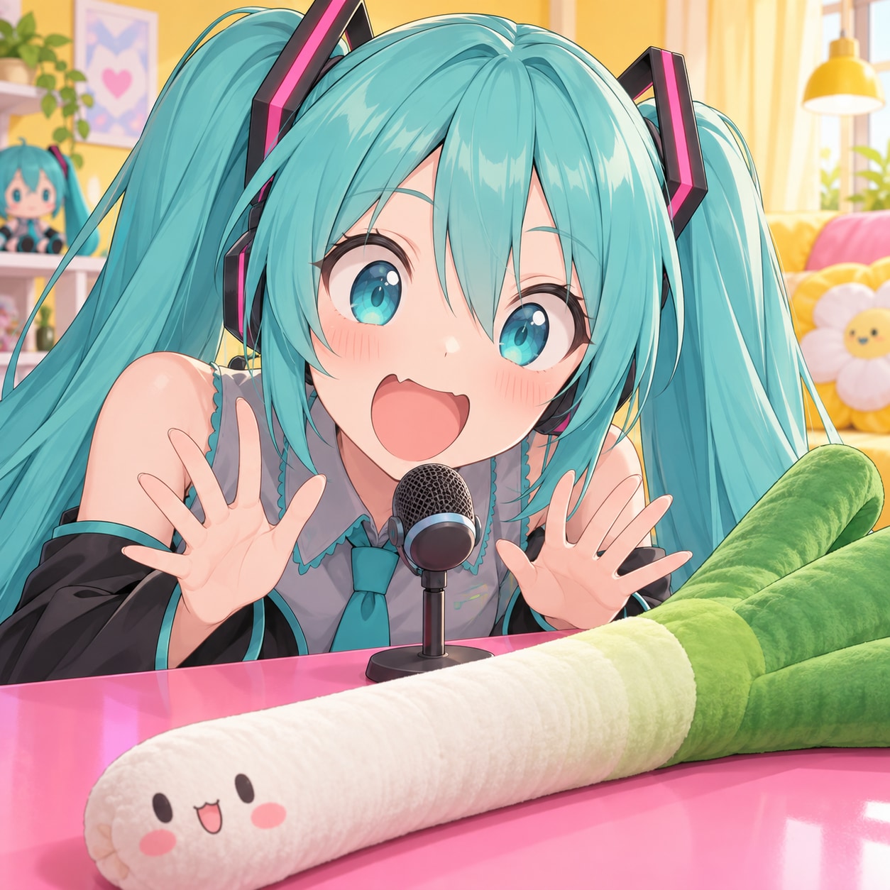 Hatsune Miku AI voice for TikTok meme hooks