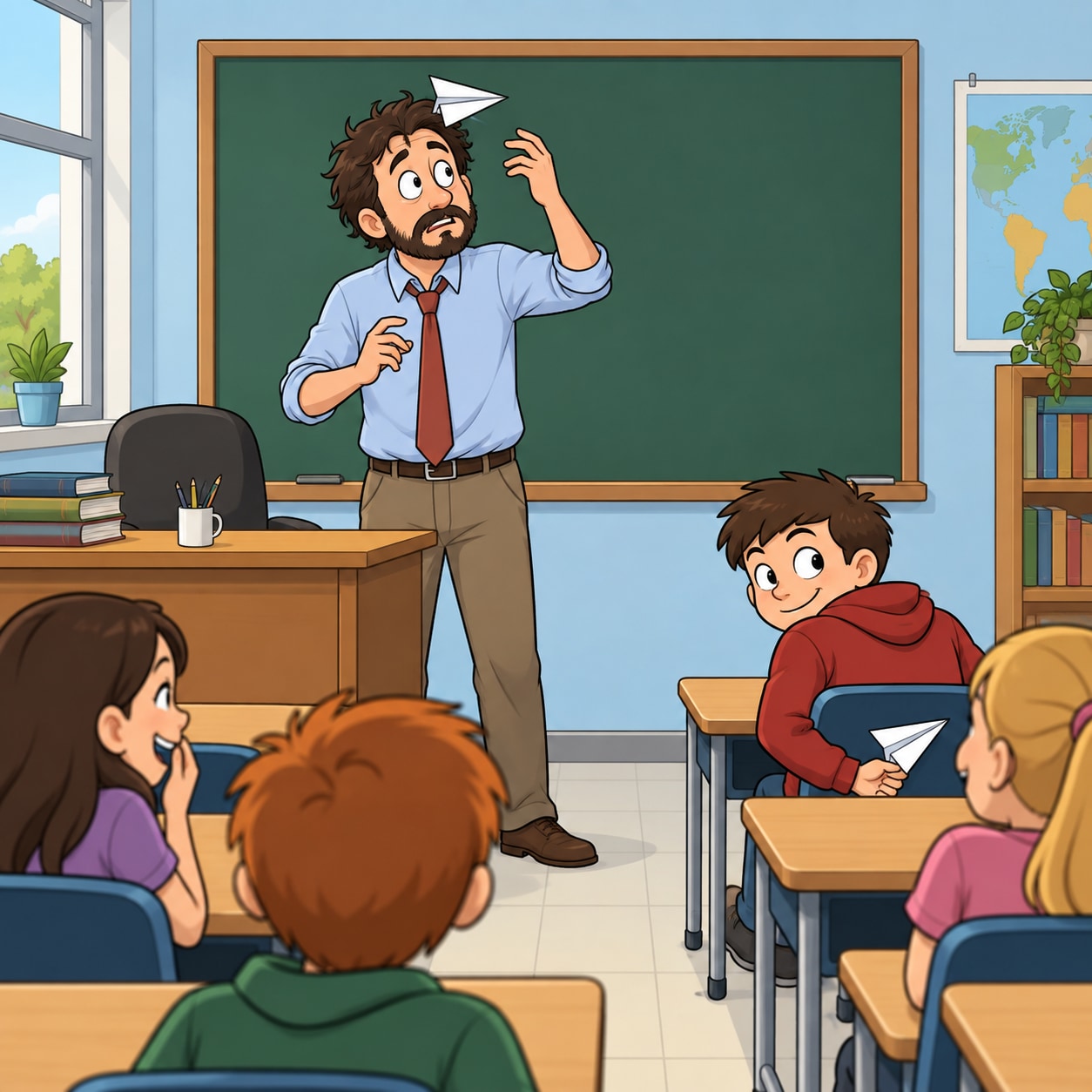 IVONA Eric AI voice in classroom parody