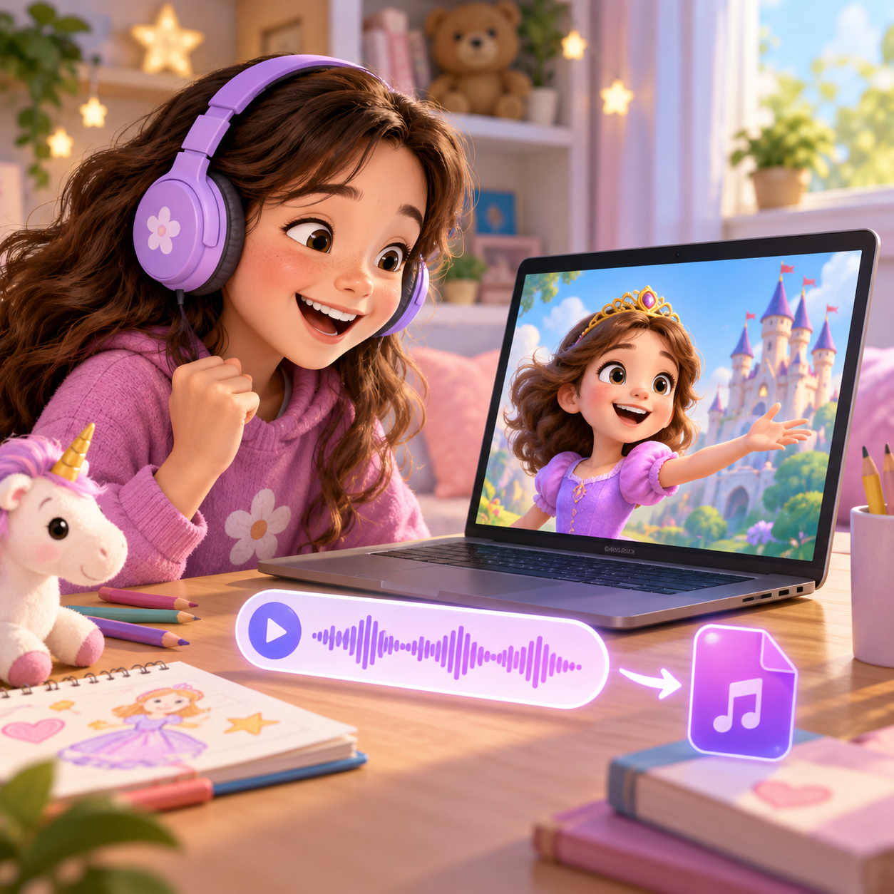 Ivy AI voice for playground roleplay shorts