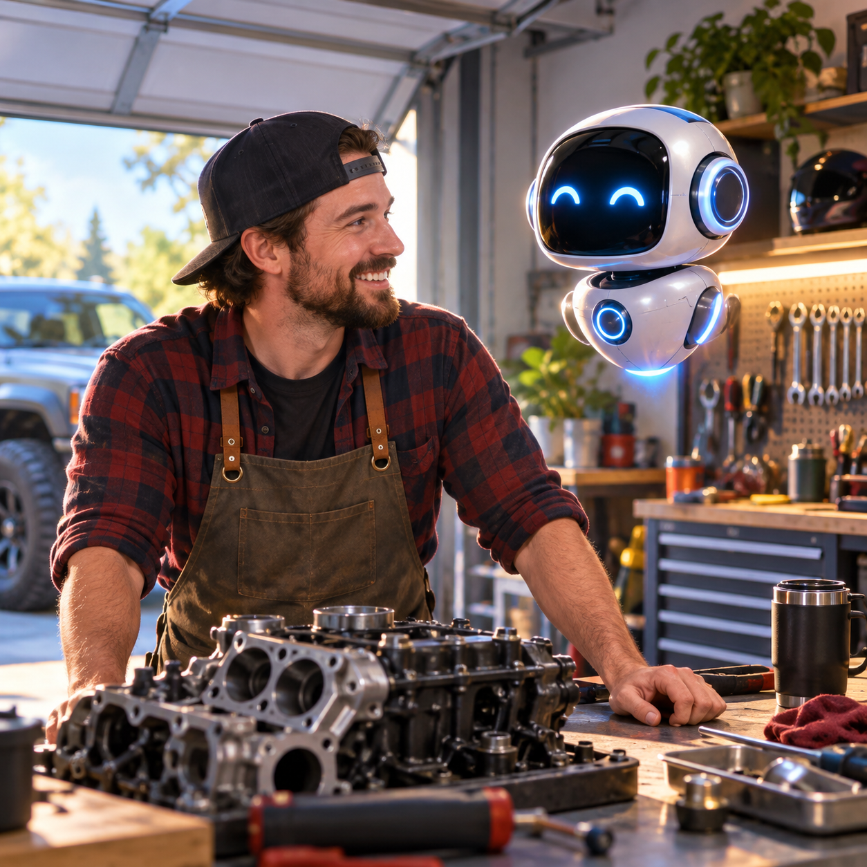 JARVIS AI voice announcing a workshop startup