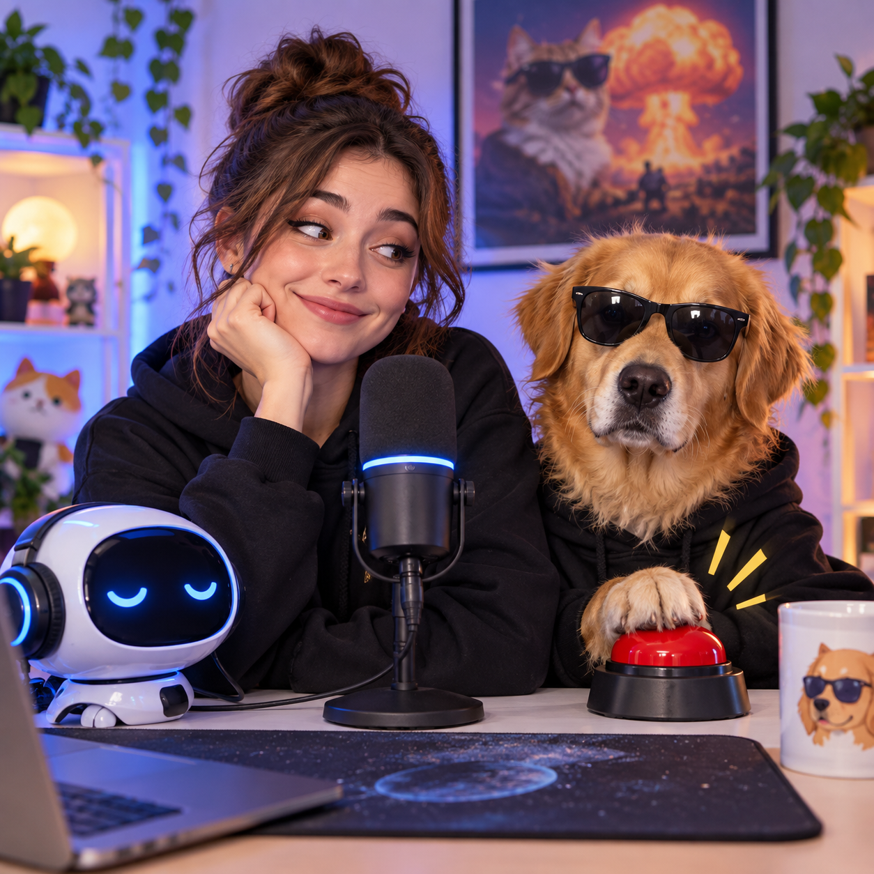 JARVIS AI voice delivering a calm system alert