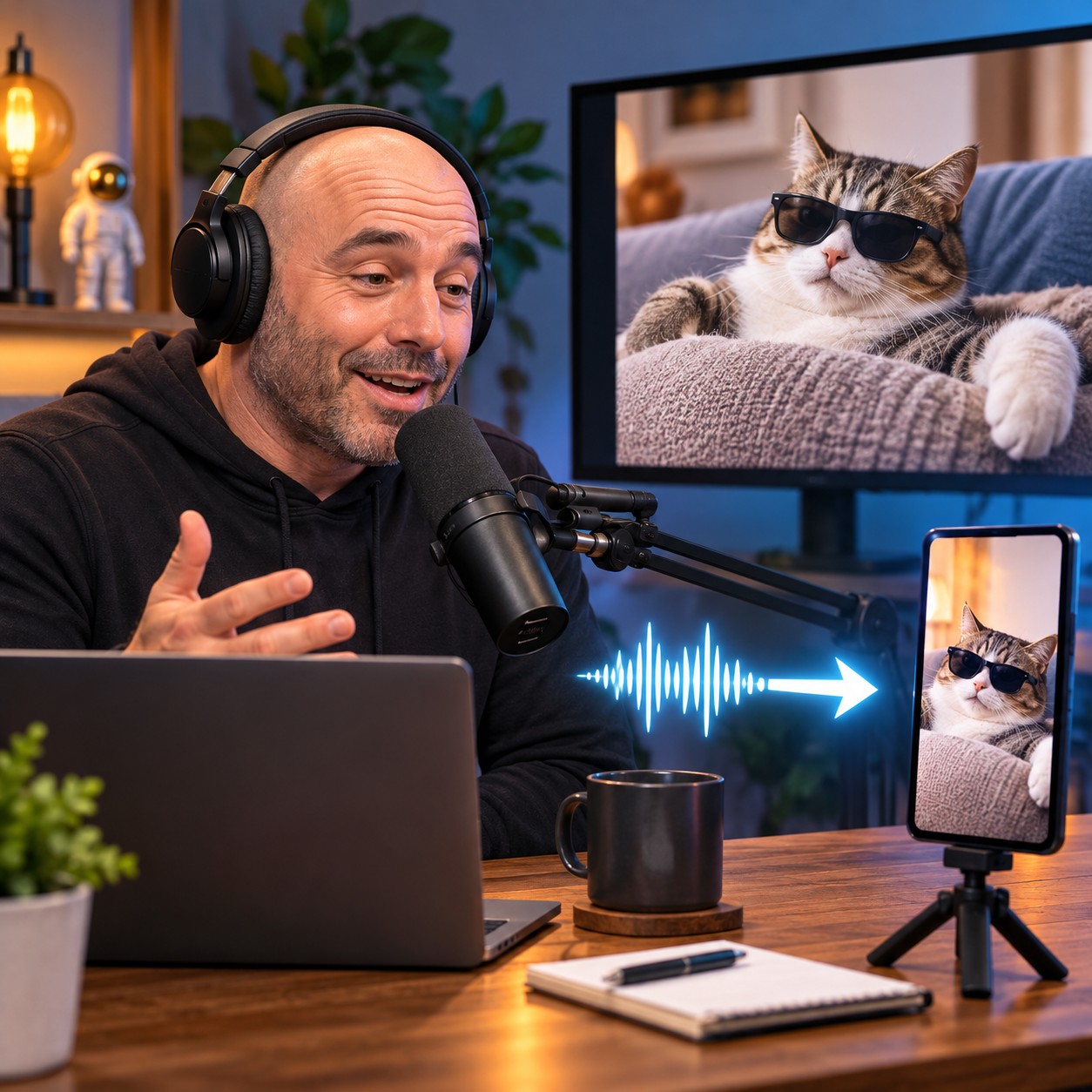 Joe Rogan AI voice for a YouTube or TikTok meme parody