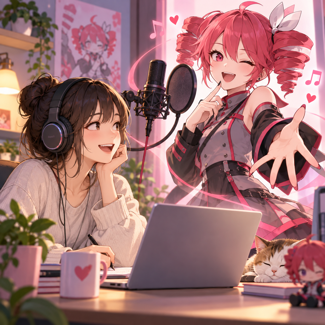Kasane Teto AI voice in virtual singer roleplay