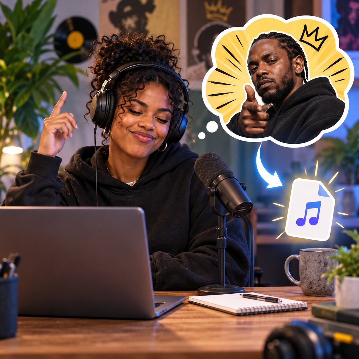 Kendrick Lamar AI voice meme reaction edit