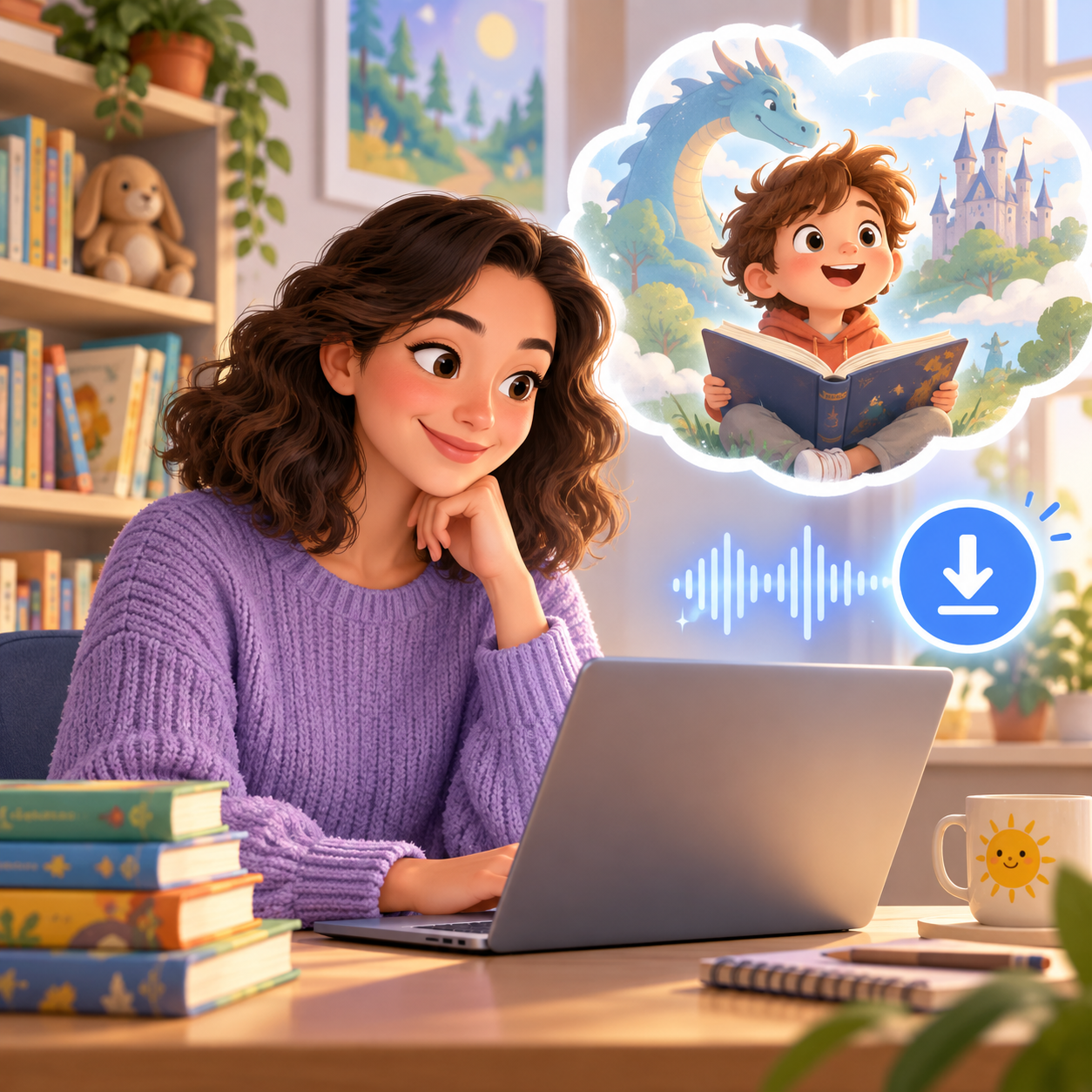Kevin AI voice for young reader narration