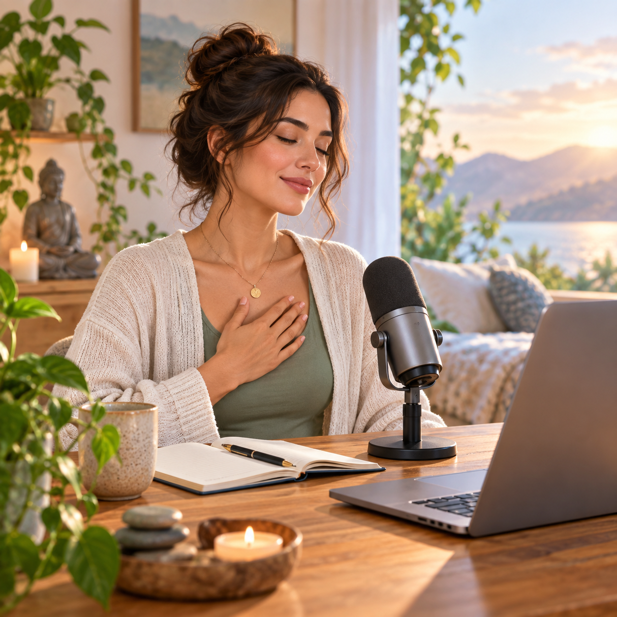 Kokoro Nicole AI voice for guided meditation audio