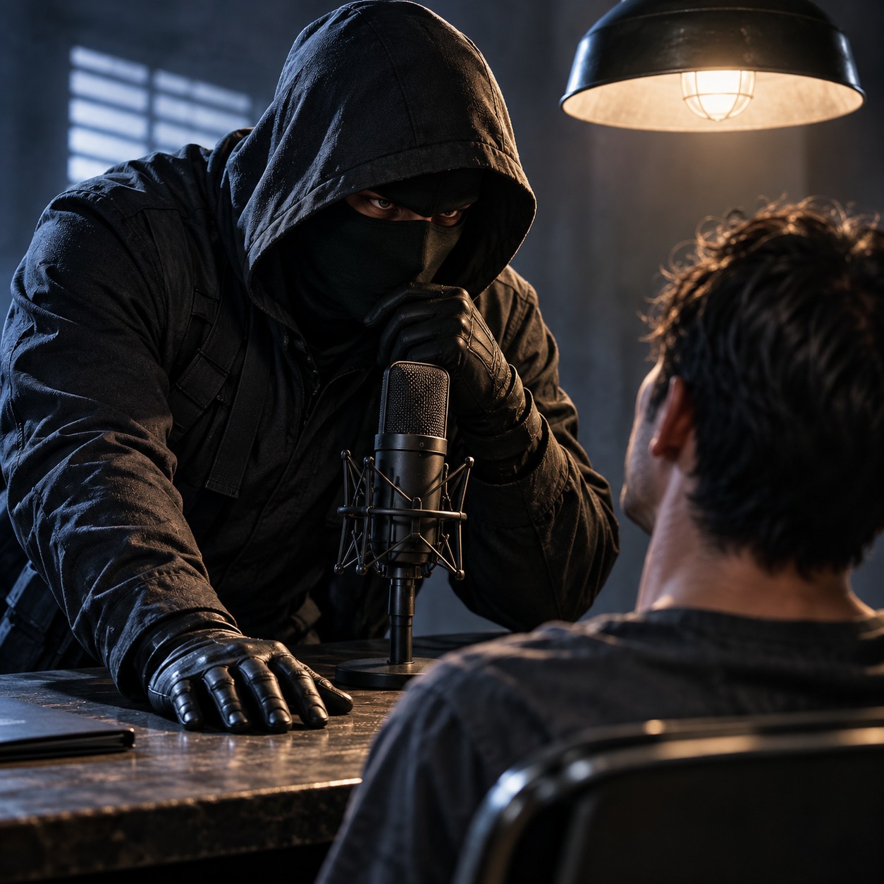 Kylo Ren AI voice for masked interrogation edits