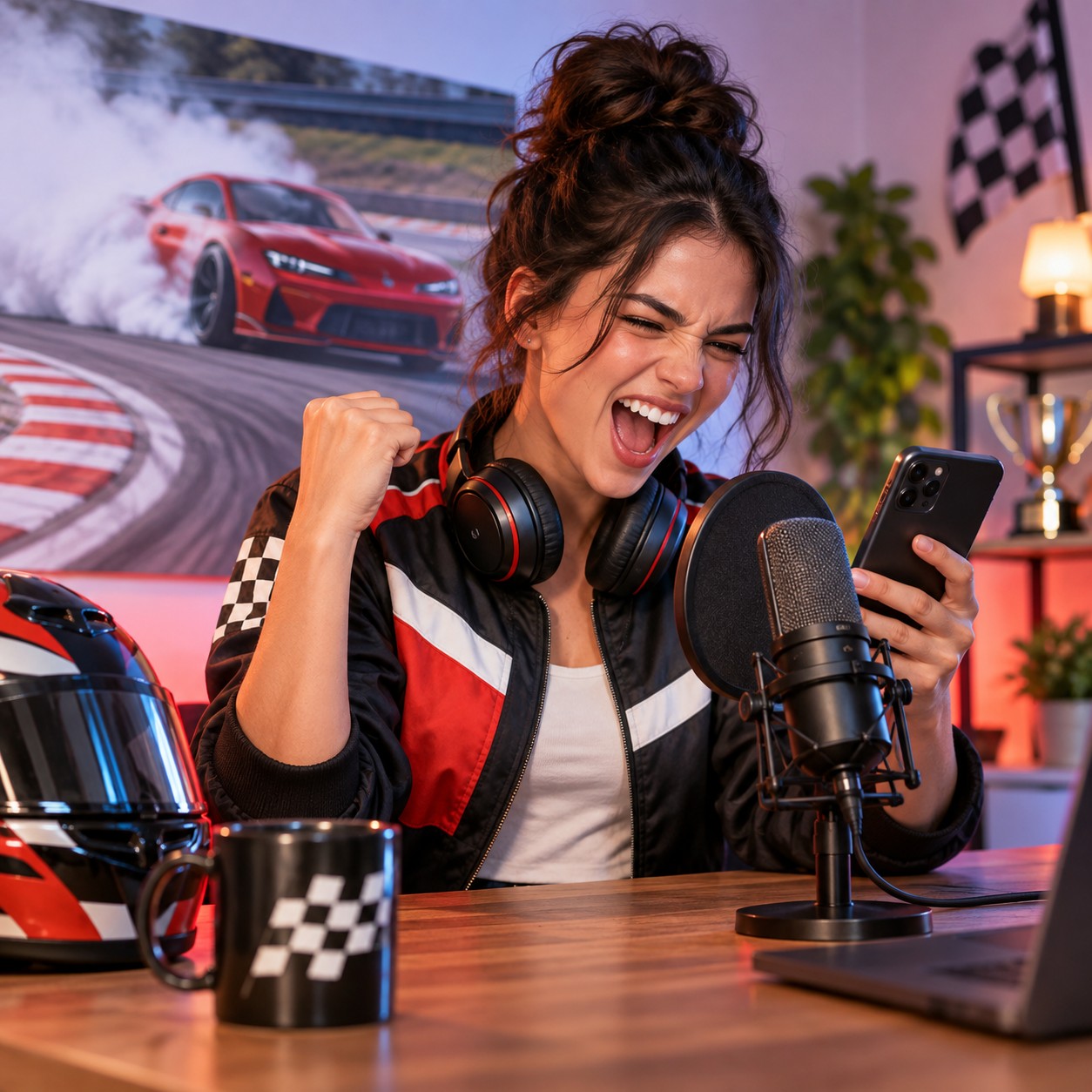 Lightning McQueen AI voice for raceway meme openers