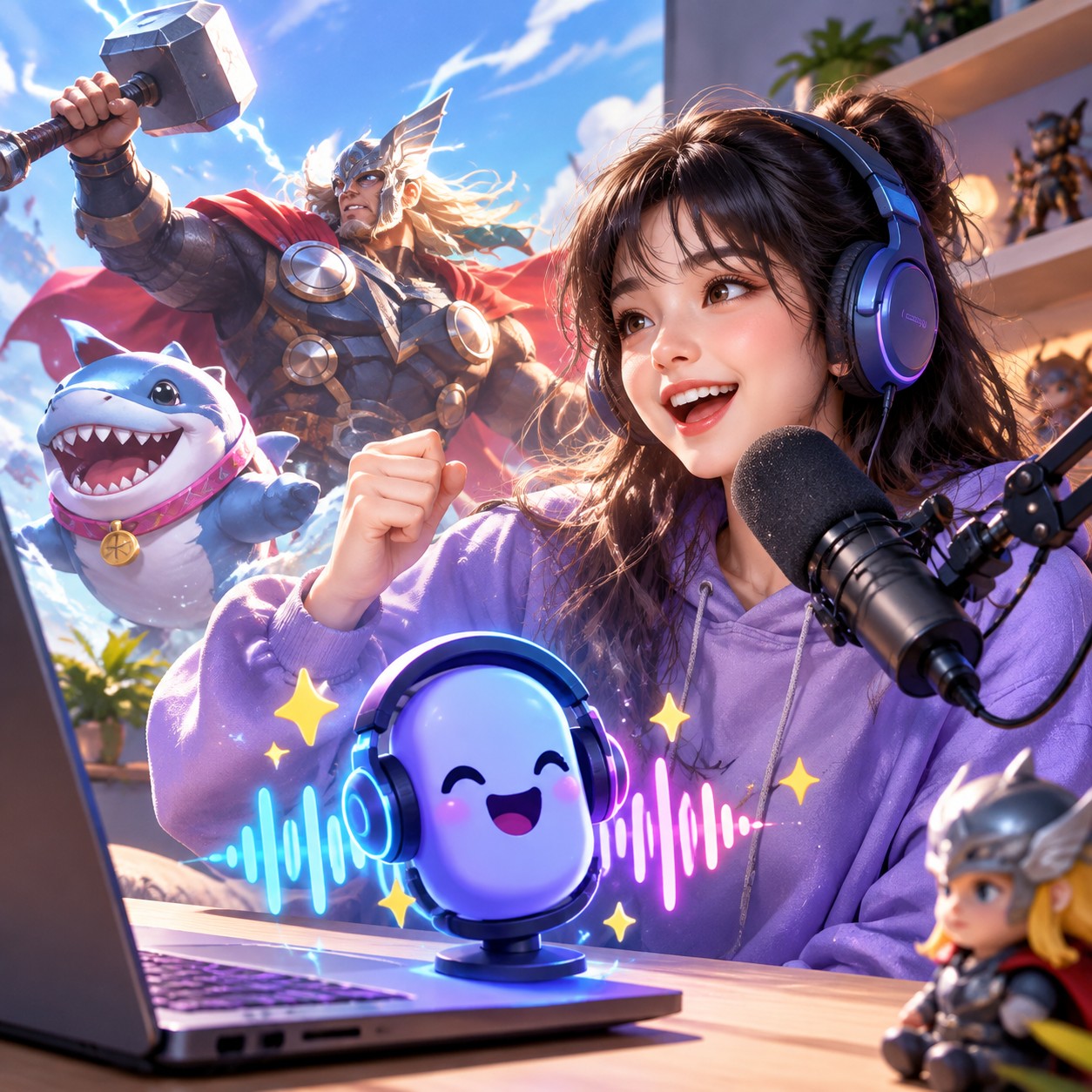Marvel Rivals AI voice for playful streaming reaction edits