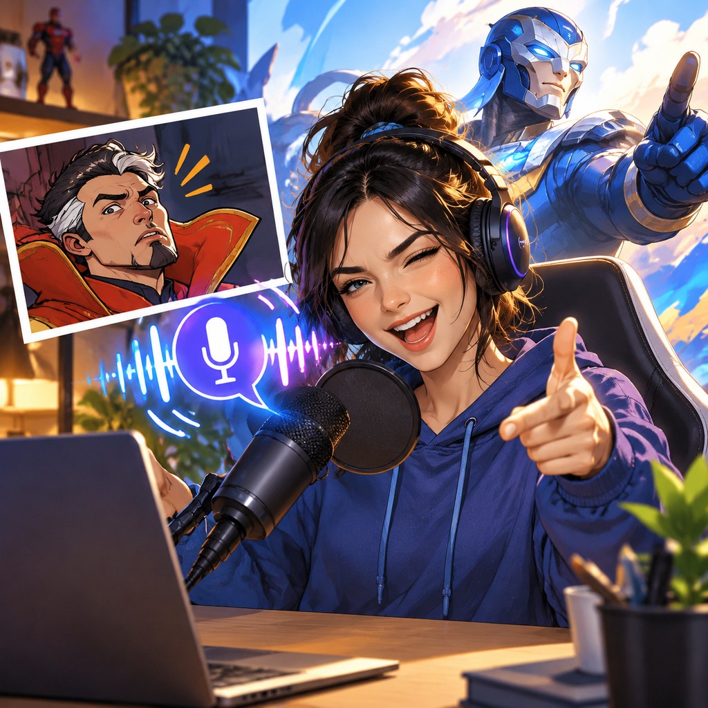 Marvel Rivals AI voice for animated meme replies in Discord