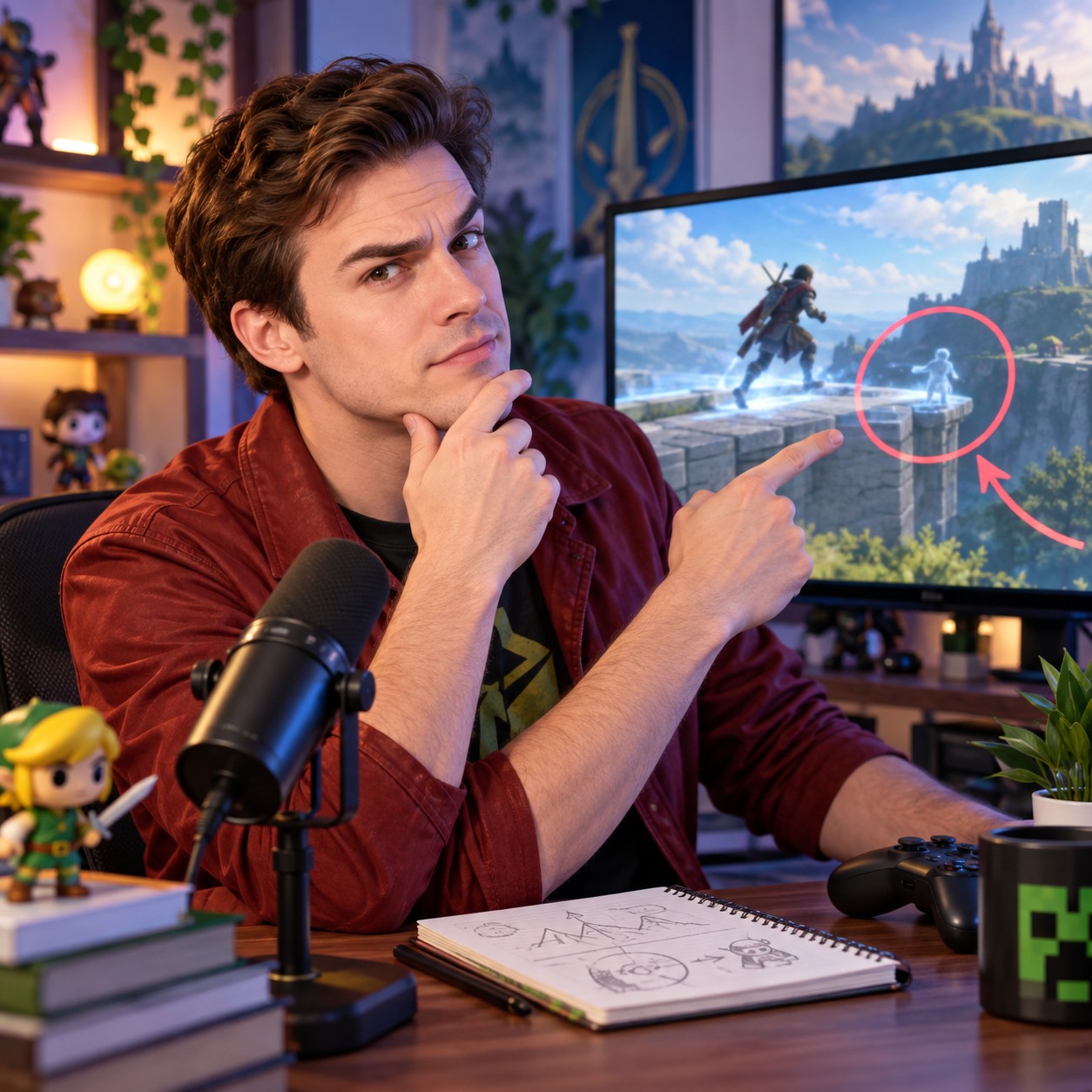 MatPat AI voice gaming recap parody