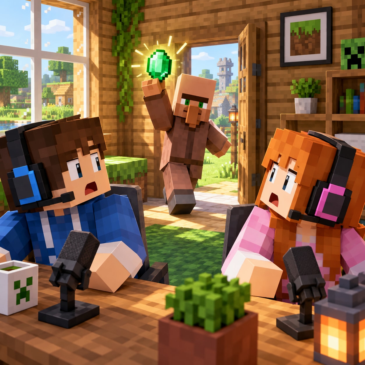 Minecraft Villager AI voice causing Discord call chaos