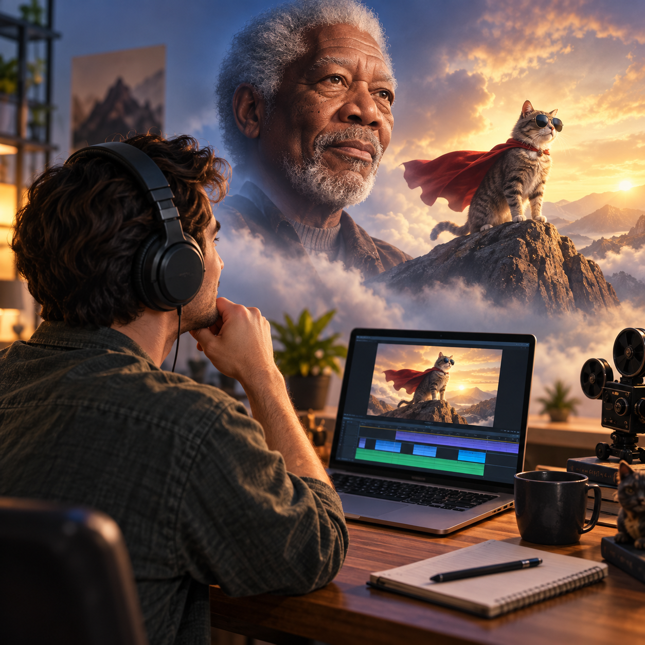Morgan Freeman AI voice trailer spoof opener