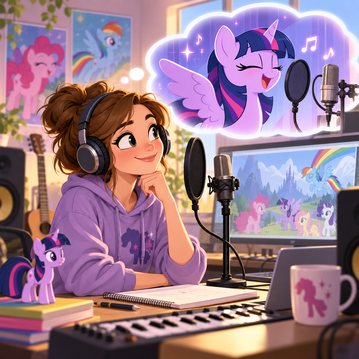 My Little Pony AI voice for pony song placeholders
