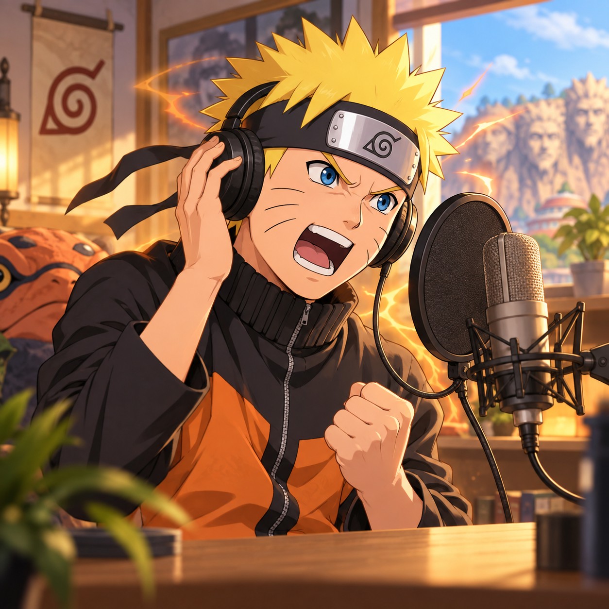 Naruto Uzumaki AI voice for raspy catchphrase meme cuts