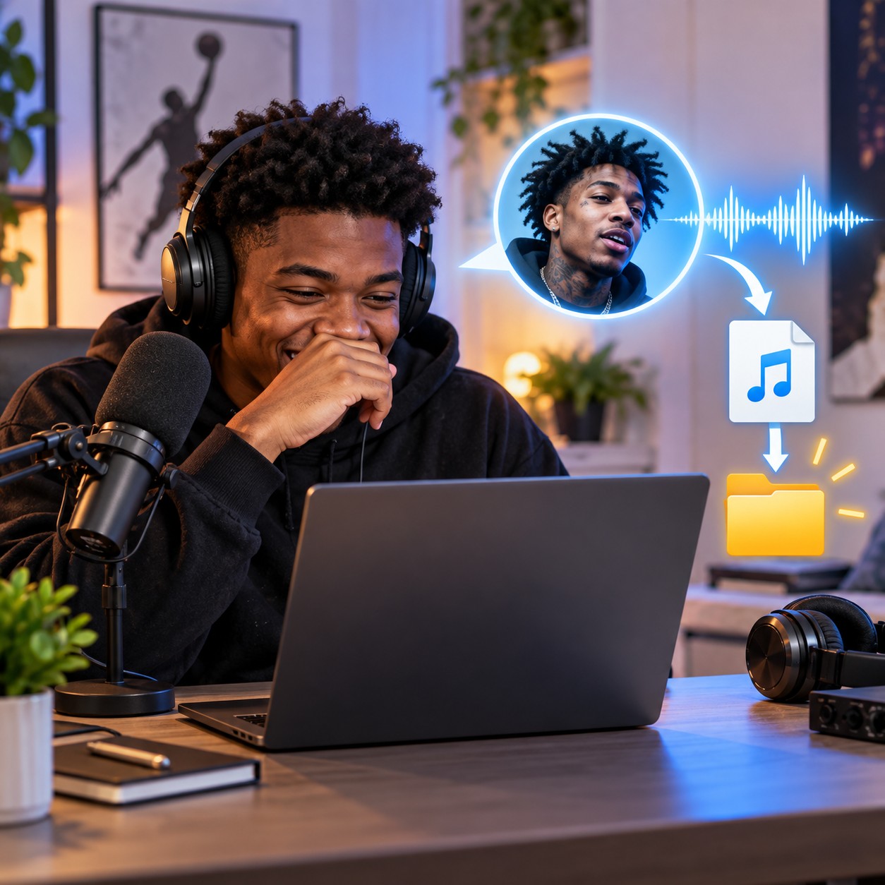 NBA YoungBoy AI voice for streaming reaction skit tags