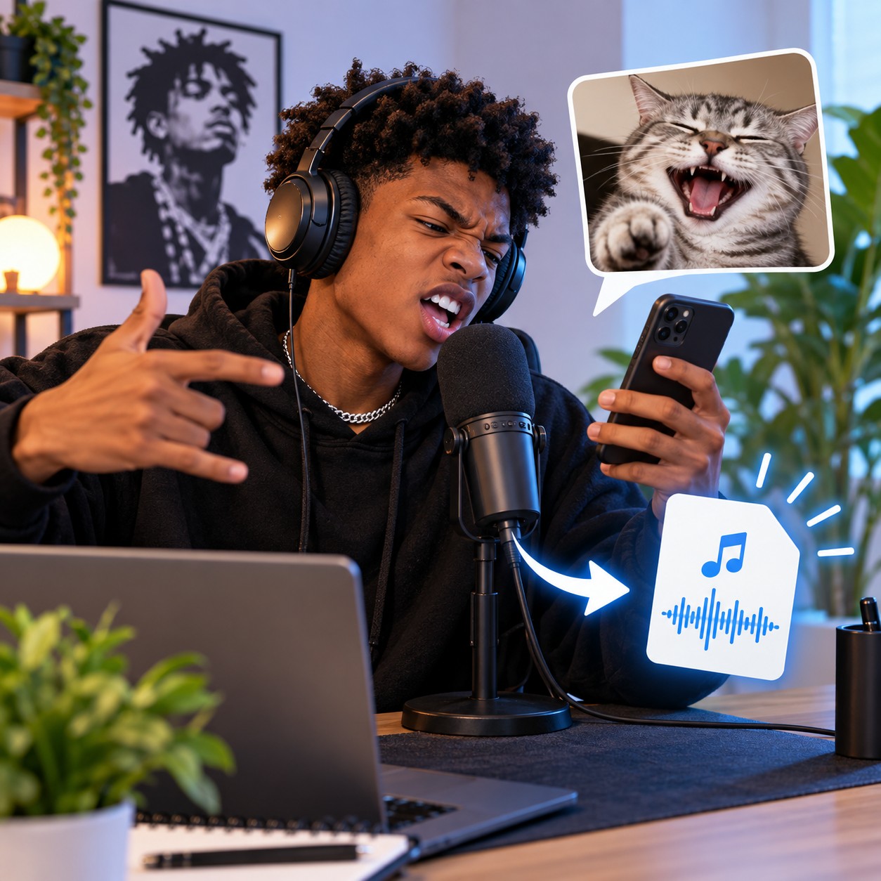 NBA YoungBoy AI voice for confident meme reply cuts
