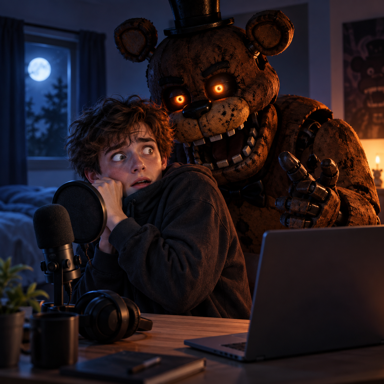 Nightmare Freddy AI voice for a Creepy Tale rant