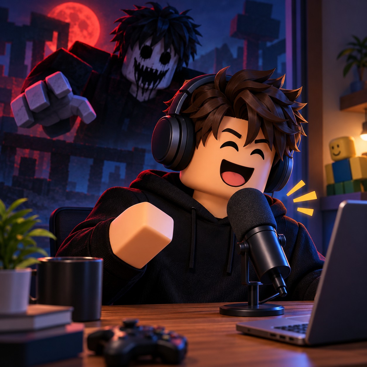Noli AI voice on Roblox horror meme timeline