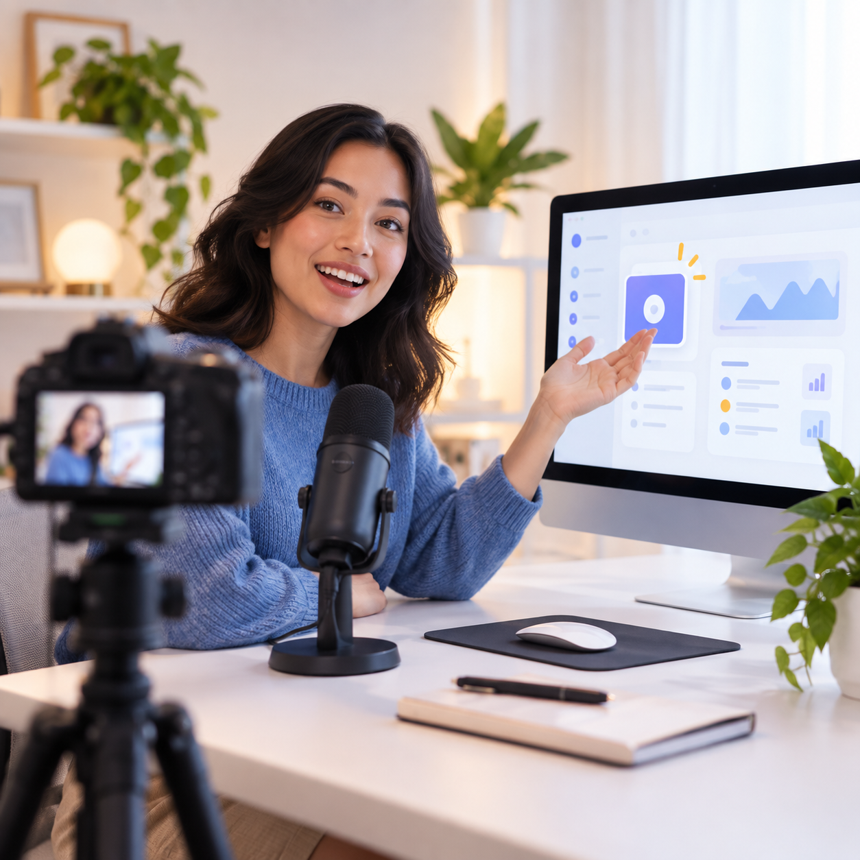 Nova AI voice narrating a product tour