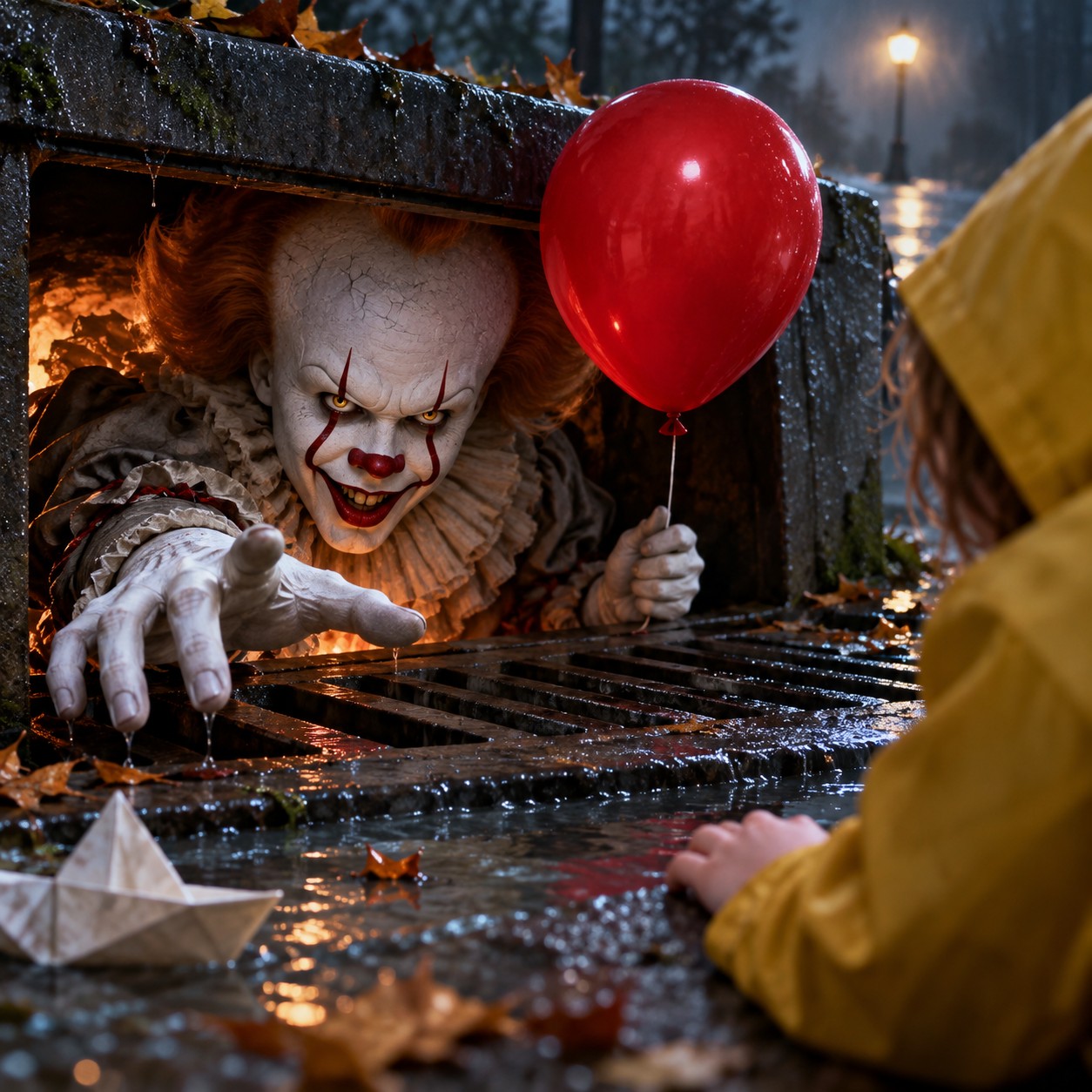 Pennywise AI voice for a Derry roleplay scene
