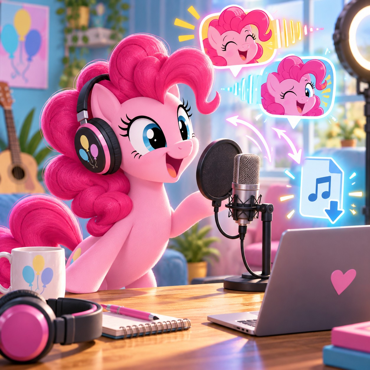 Pinkie Pie AI voice catchphrase soundboard