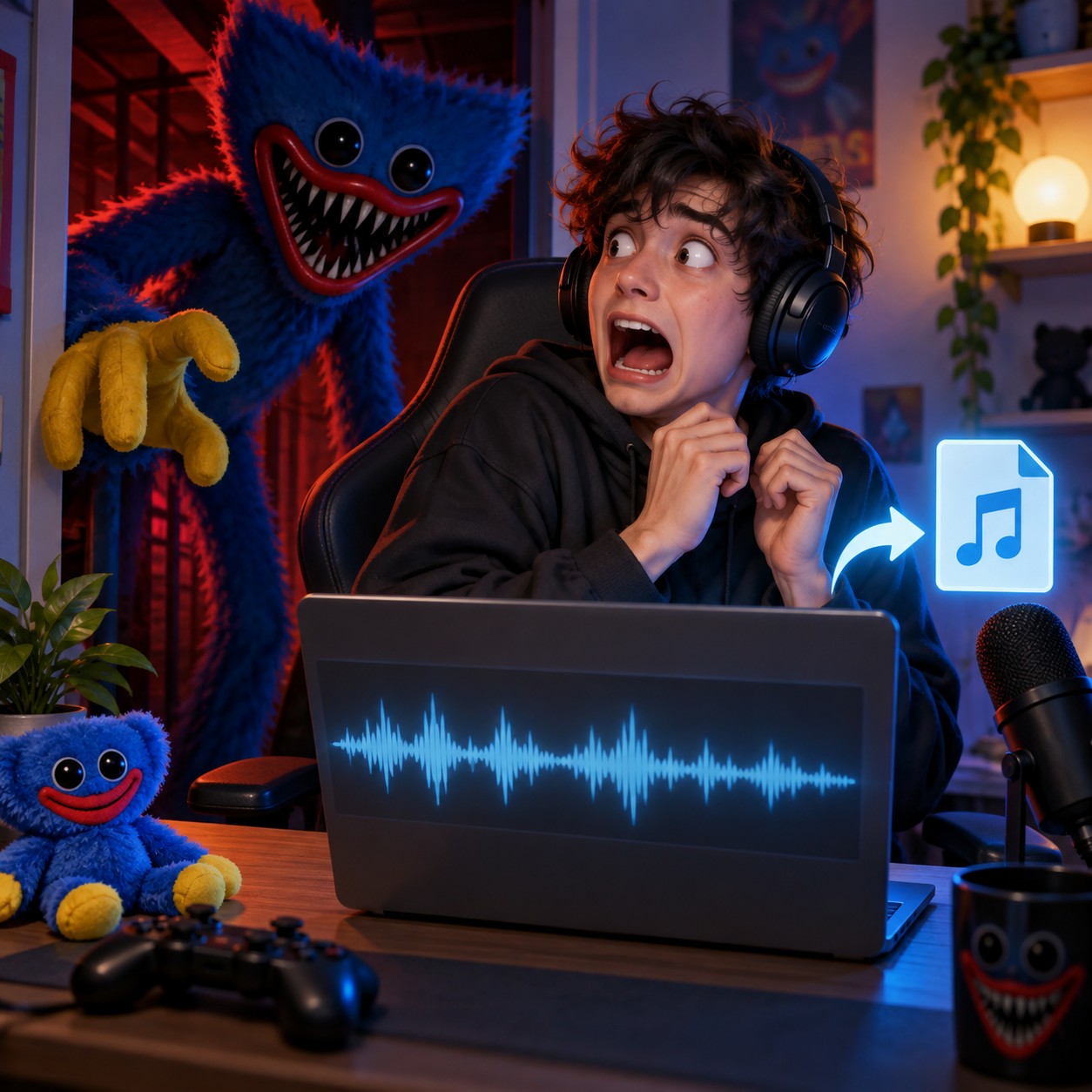 Poppy Playtime Prototype AI voice for horror gaming meme edits