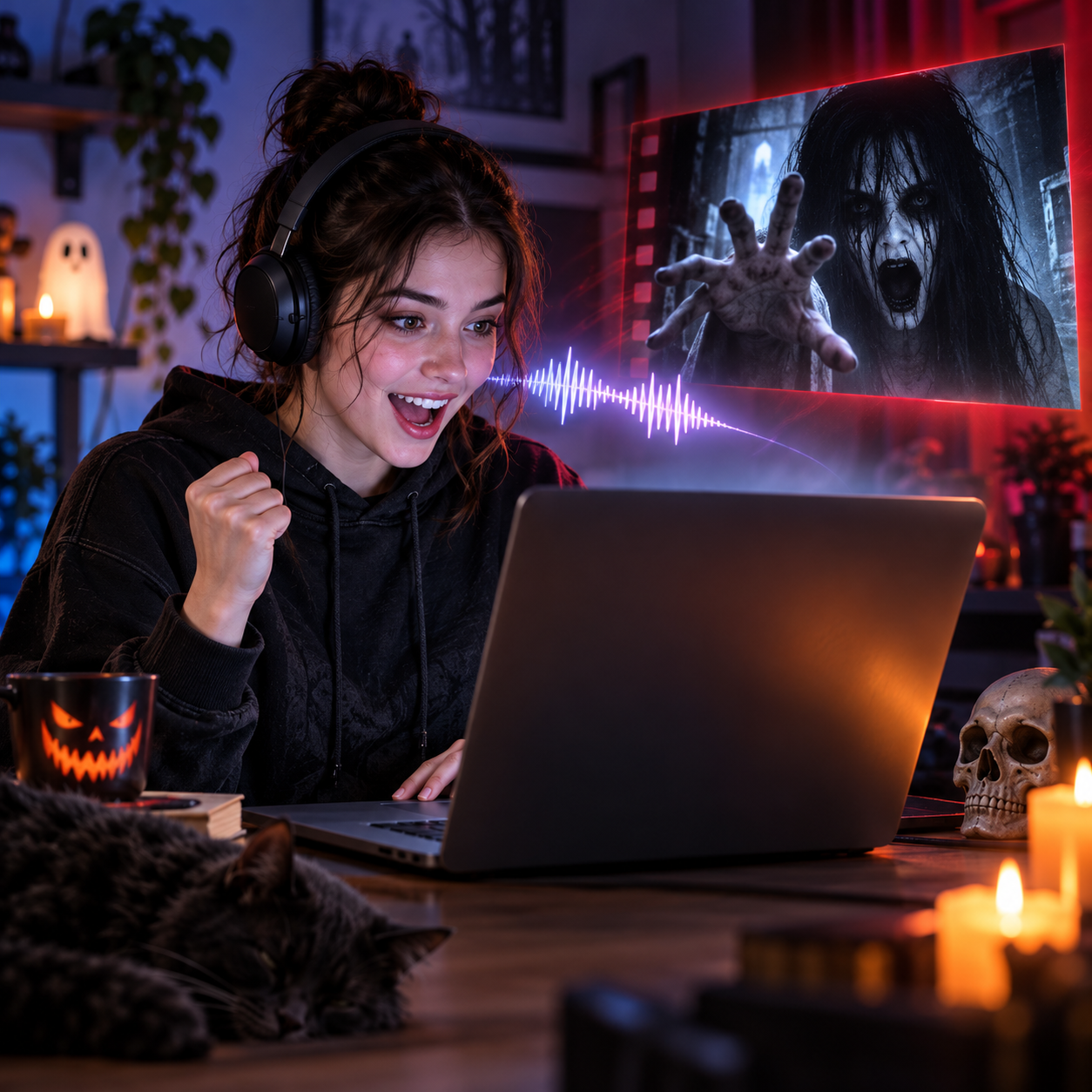 Rewrite Sonic AI voice for short horror replies