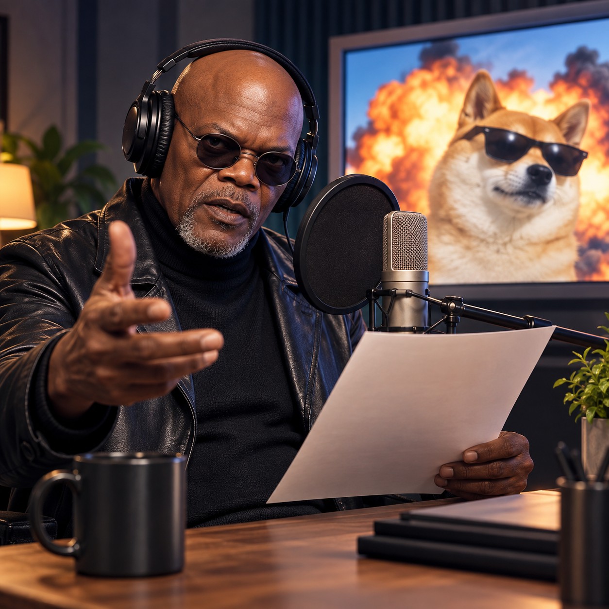 Samuel L. Jackson AI voice for gritty meme narration