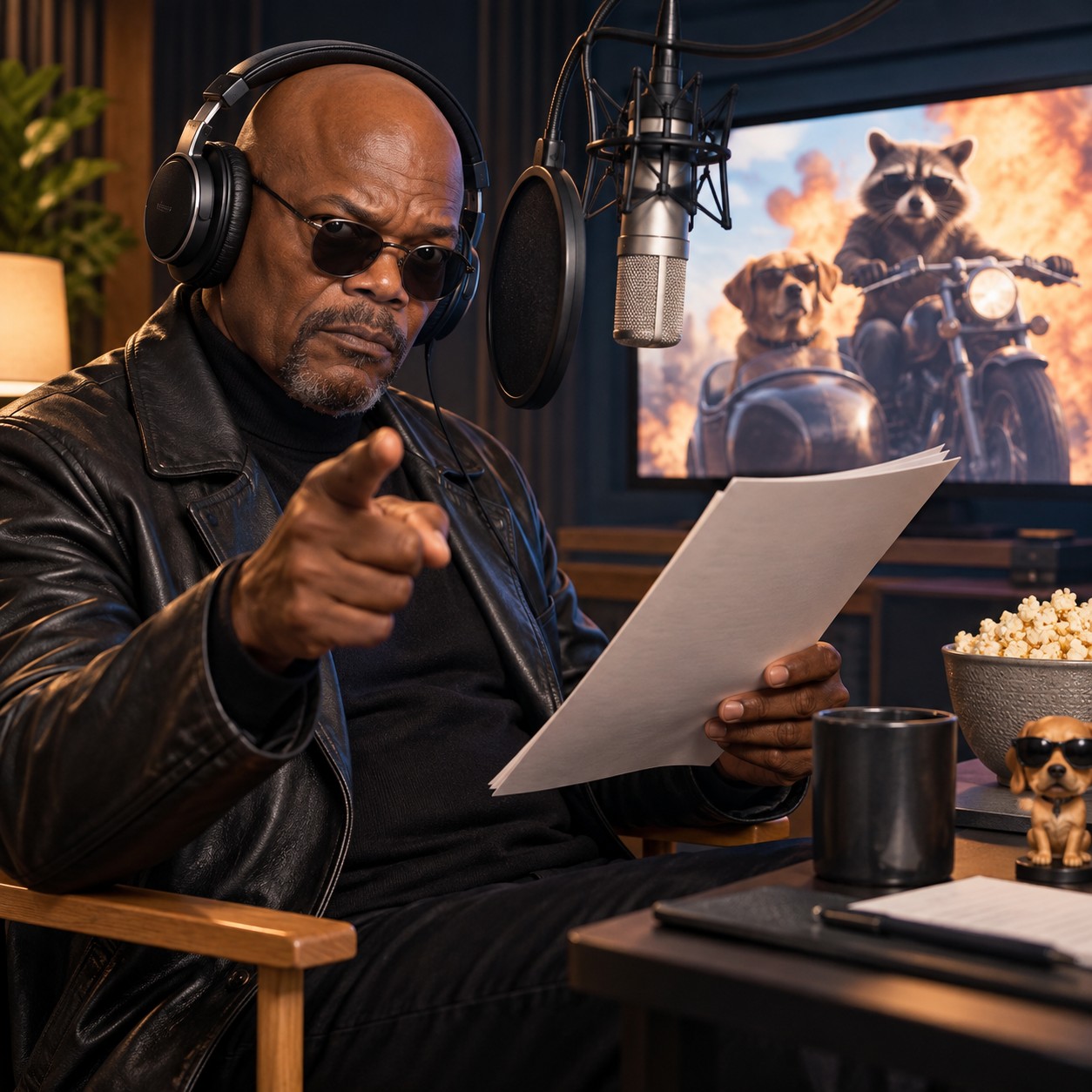 Samuel L. Jackson AI voice for authoritative comedy narration