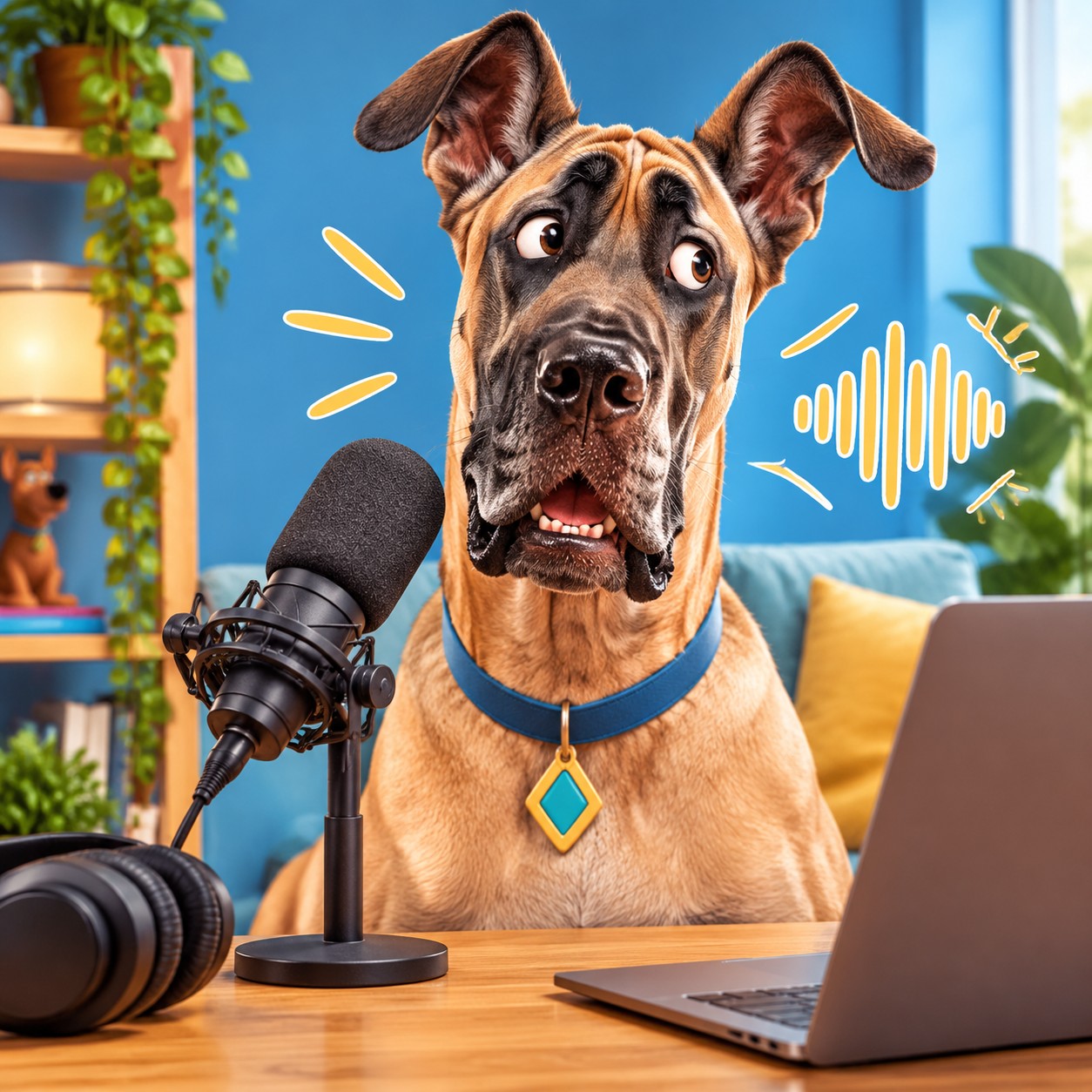 Scooby-Doo AI voice for raspy meme replies