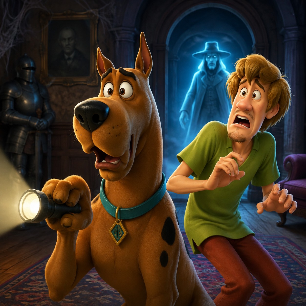 Scooby-Doo AI voice for amateur detective skits