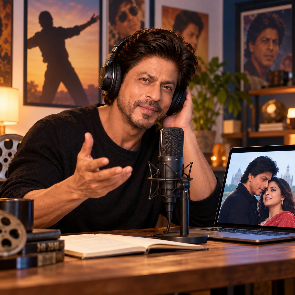 Shah Rukh Khan AI voice for Hindi cinema fan narration
