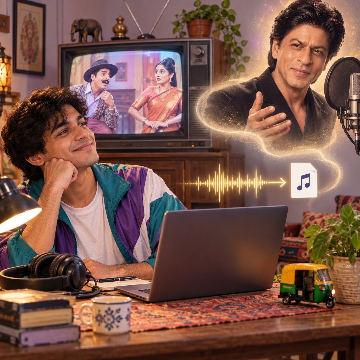 Shah Rukh Khan AI voice for television throwback skits