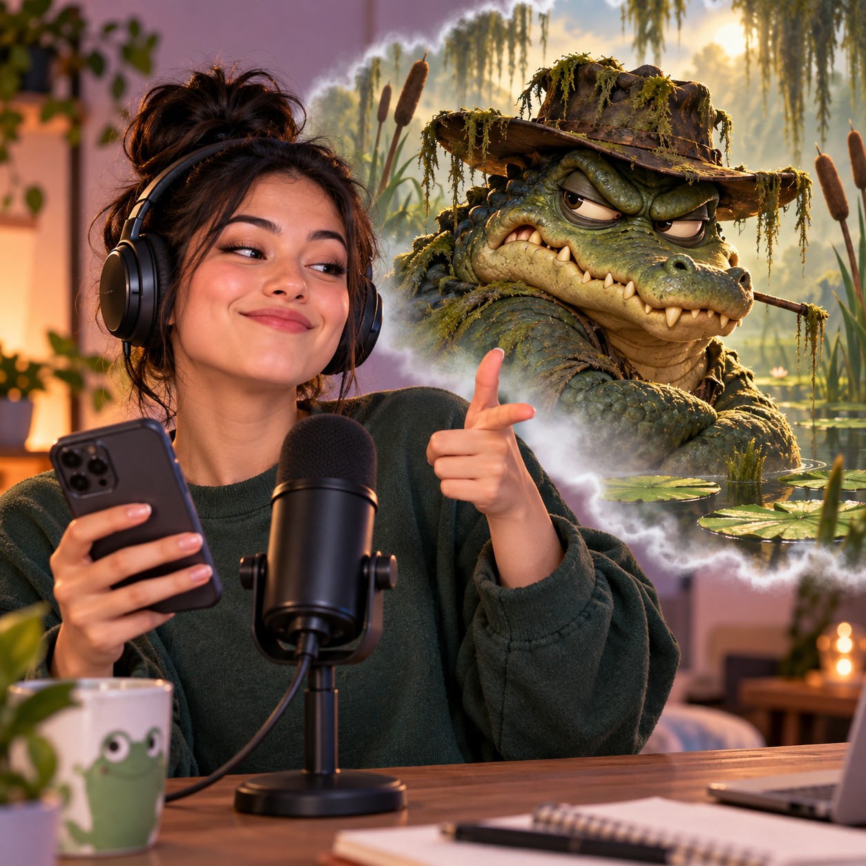 Shrek AI voice raspy meme reply