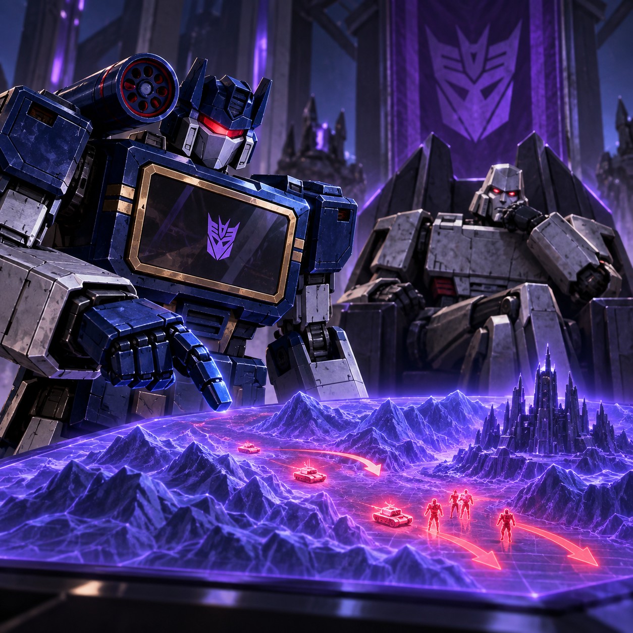 Soundwave AI voice for robotic gaming stingers