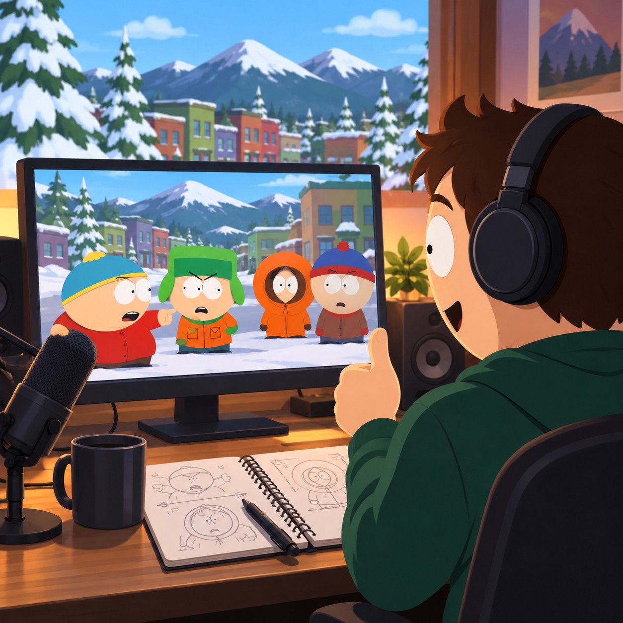 South Park AI voice for roleplay argument scenes