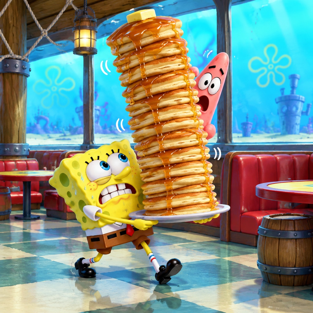 SpongeBob AI voice for animated cartoon skits