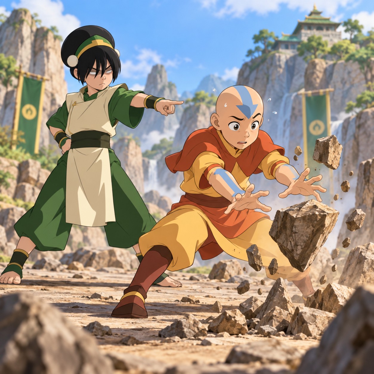 Toph Beifong AI voice for rocky training fan dubs
