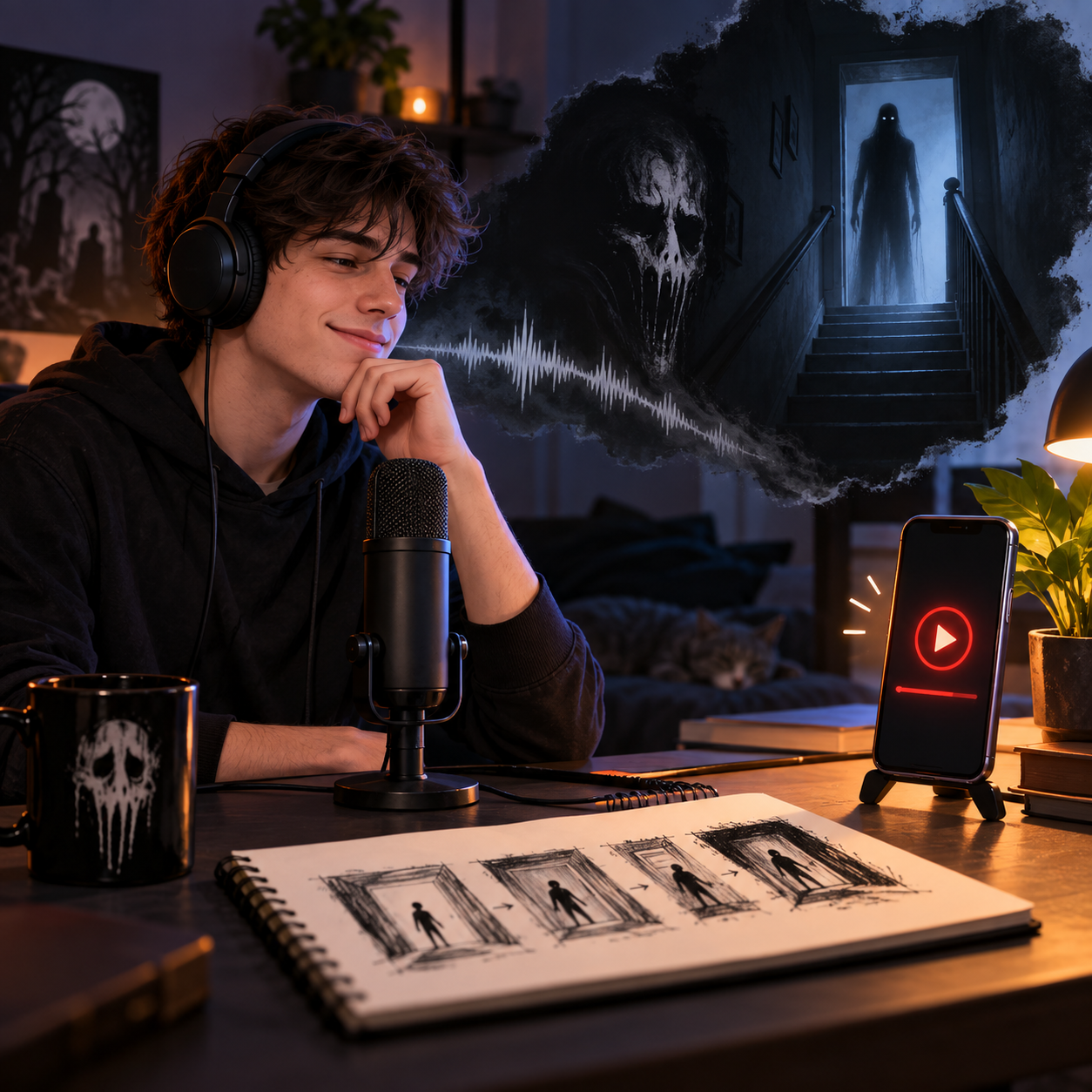 Trollge AI voice over a shadowed incident countdown
