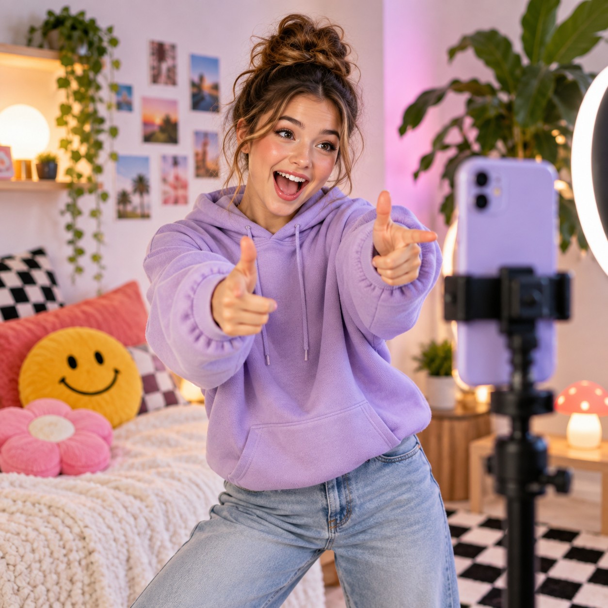 Bright AI voice timeline for Twinko TikTok skit
